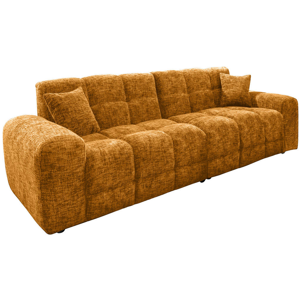 Thumbnail - Livetastic Viersitzer-Sofa, Gold, Textil, Uni, 4-Sitzer, Füllung: Komfortschaum, 300x87x120 cm, Made in EU, Typenauswahl...