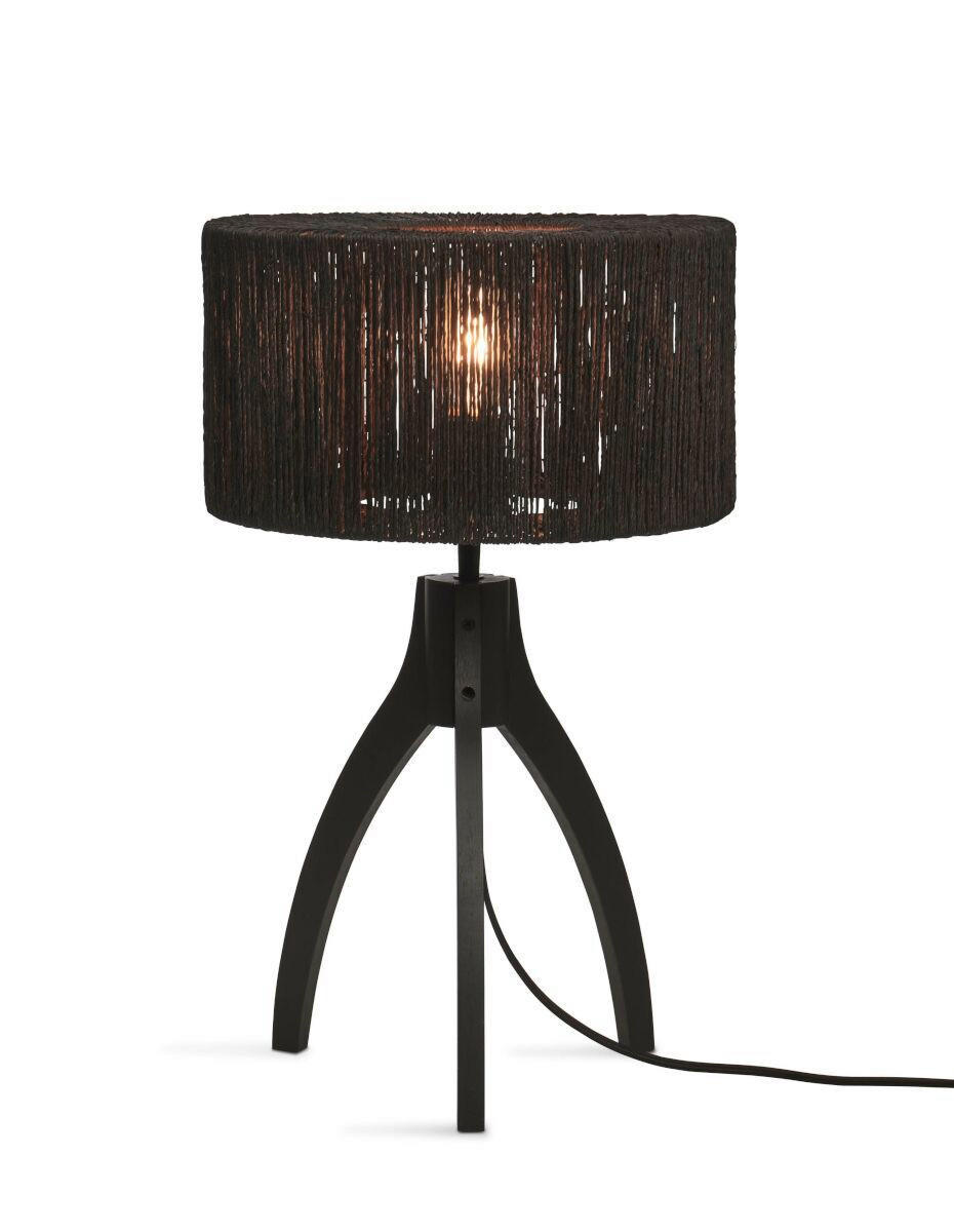 TISCHLEUCHTE GOOD&MOJO 30/41/30 cm - Schwarz, Trend (30/41/30cm) - Good & Mojo
