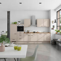 KÜCHENLEERBLOCK Easytouch 360 cm  in Eichefarben, Sandfarben  - Sandfarben/Eichefarben, MODERN, Holzwerkstoff/Metall (360cm) - Nobilia