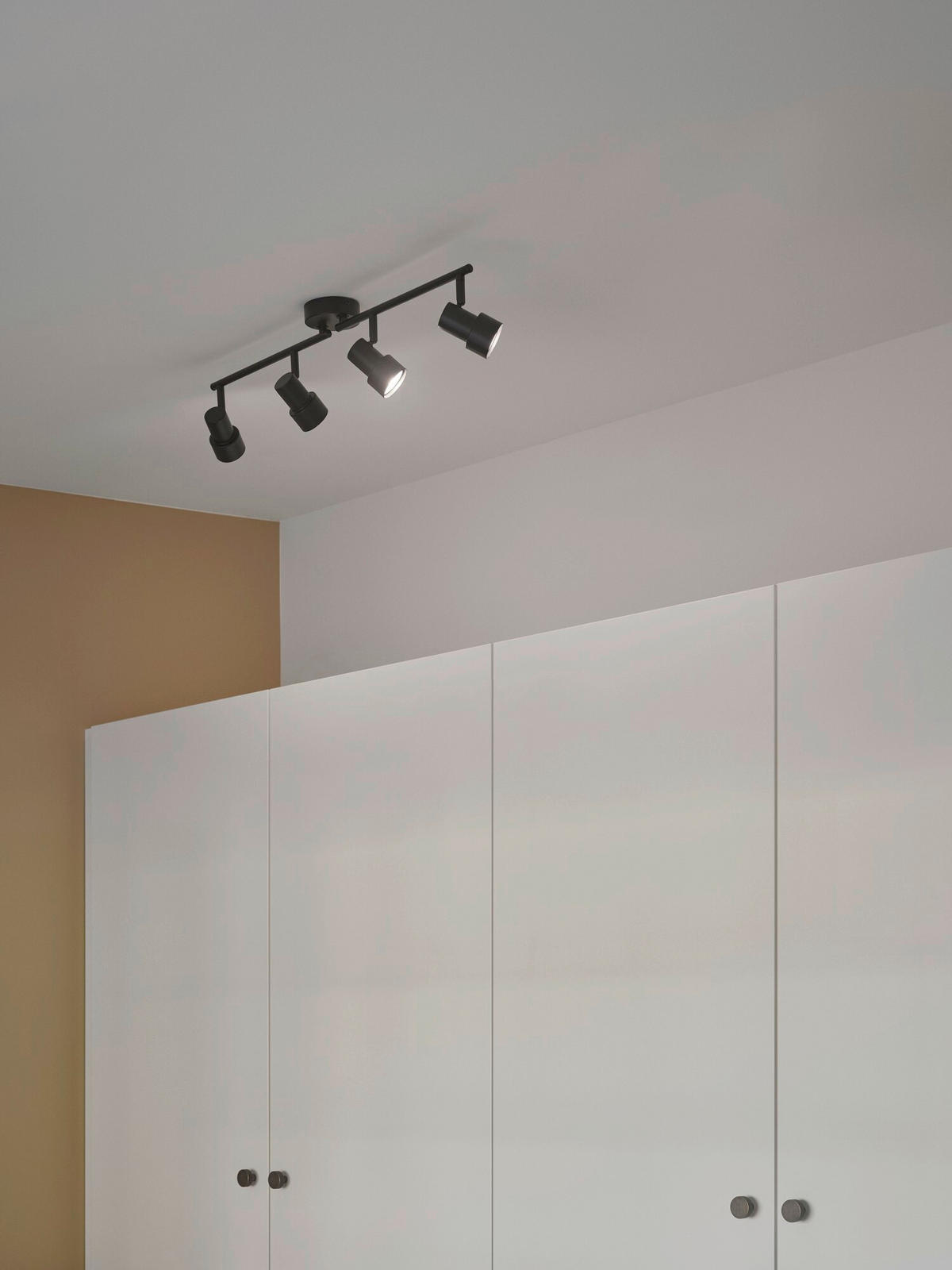 DECKENLEUCHTE Boston 15.5/71/14 cm  - Schwarz, Design, Metall (15.5/71/14cm) - Nordlux