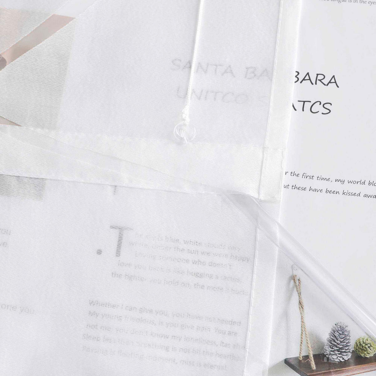 FALTROLLO  transparent  60/140 cm    - Weiß Hochglanz, Basics, Textil (60/140cm) - Joyswahl