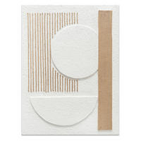 ÖLGEMÄLDE Abstraktes 90/120 cm  - Braun, Design, Holz/Papier (90/120cm) - Monee