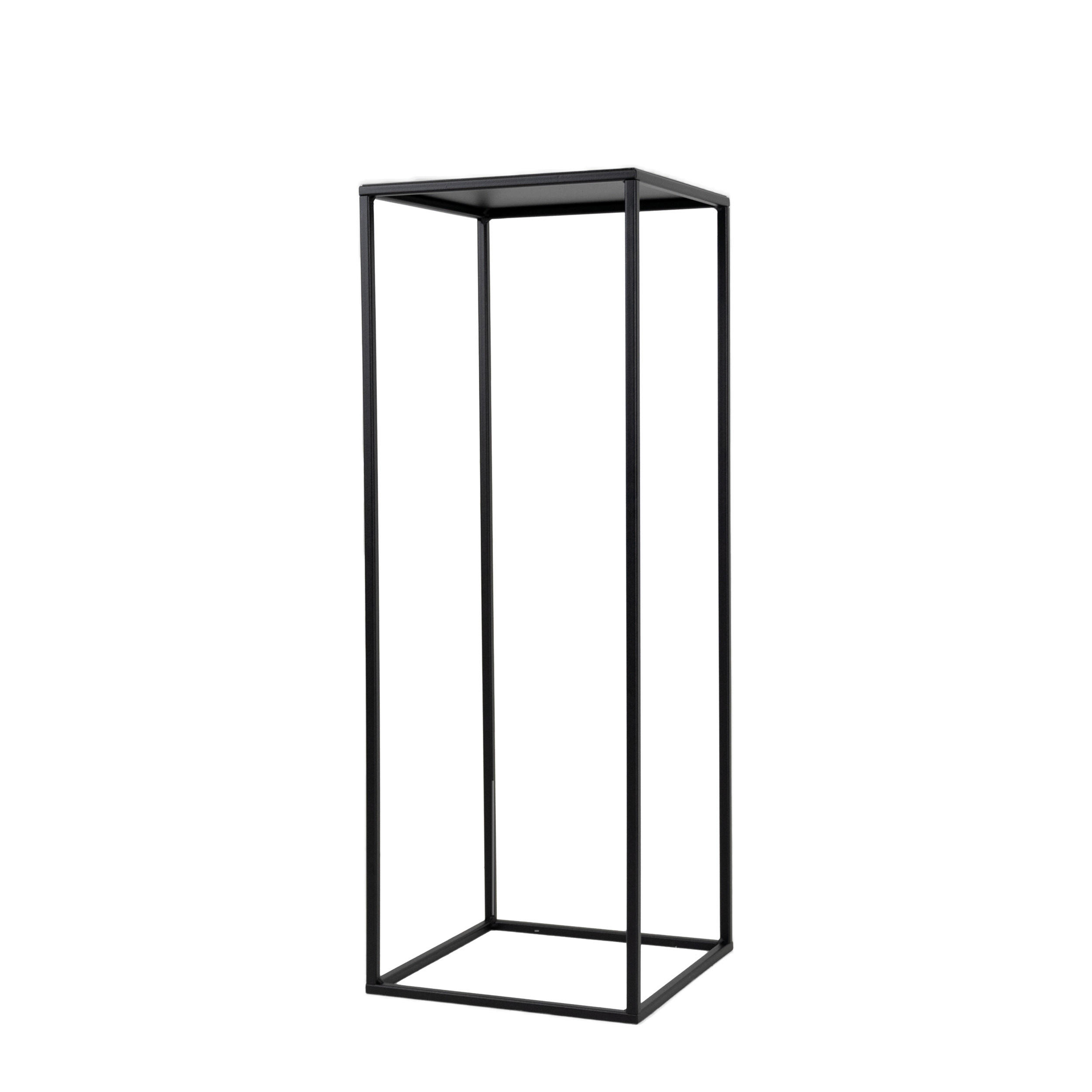 BLUMENSTÄNDER in Metall  - Schwarz, Basics, Metall (25/77/25cm)