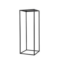 BLUMENSTÄNDER in Metall  - Schwarz, Basics, Metall (25/77/25cm)