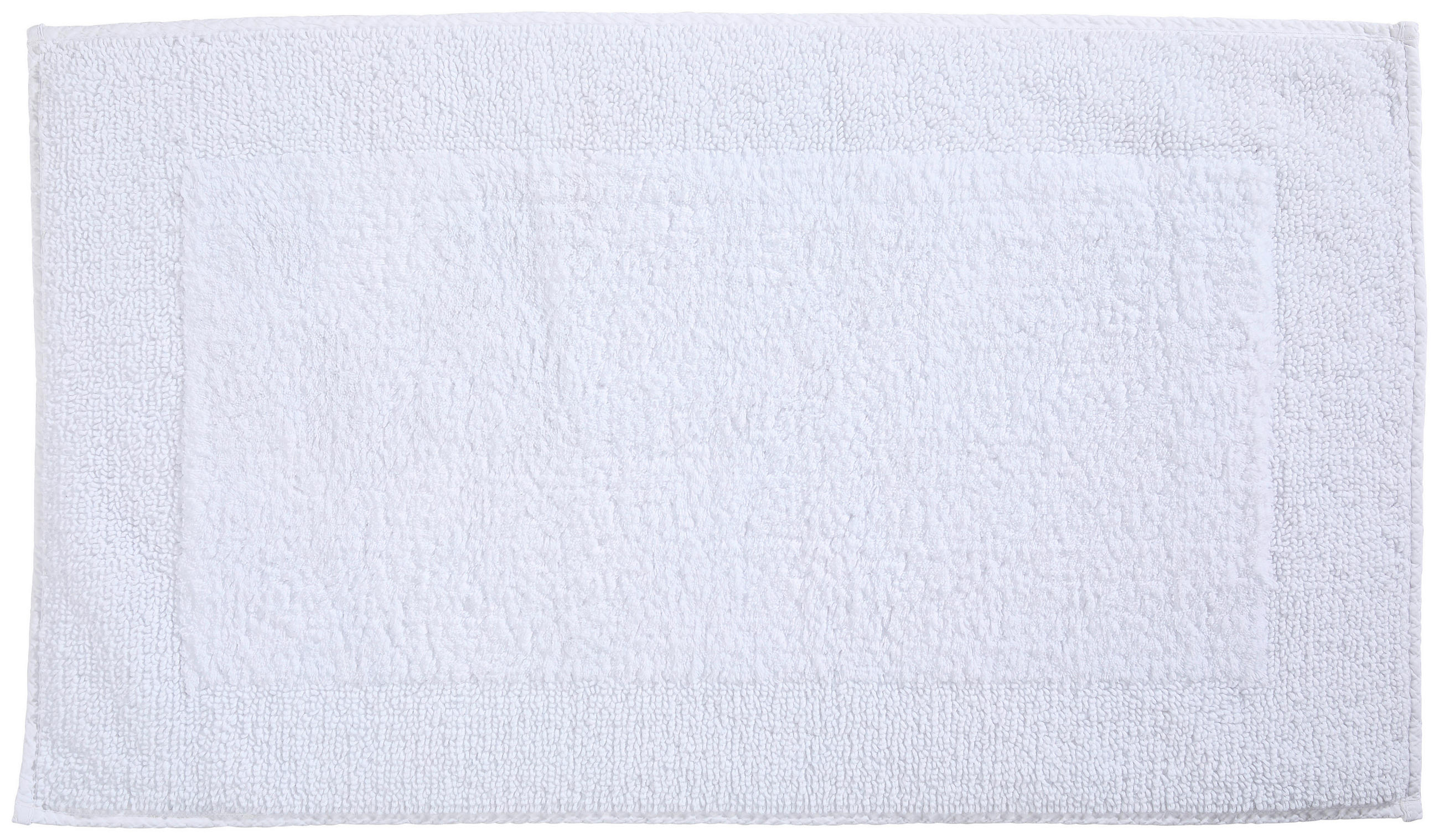 BADEMATTE Weiß 60/100 cm  - Weiß, Textil (60/100cm) - Dieter Knoll