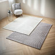 HOCHFLORTEPPICH 80/150 cm Siena Beige  - Beige, Design, Kunststoff/Textil (80/150cm) - Novel