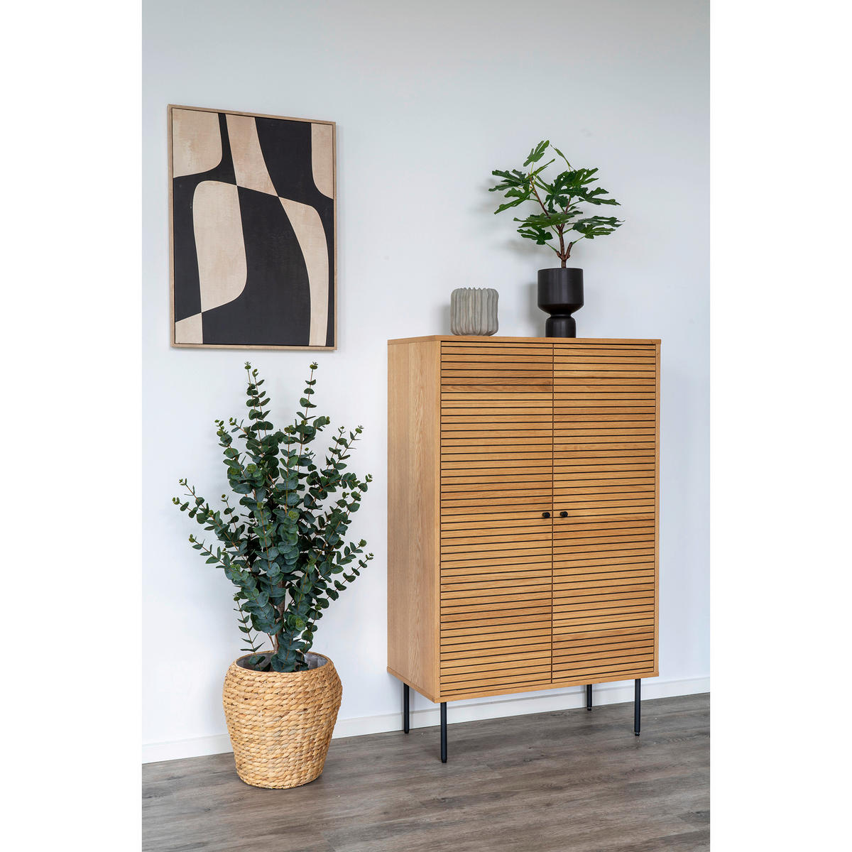 BILD Abstraktes  - Beige/Braun, Basics, Holz/Kunststoff (50/70/2,5cm)