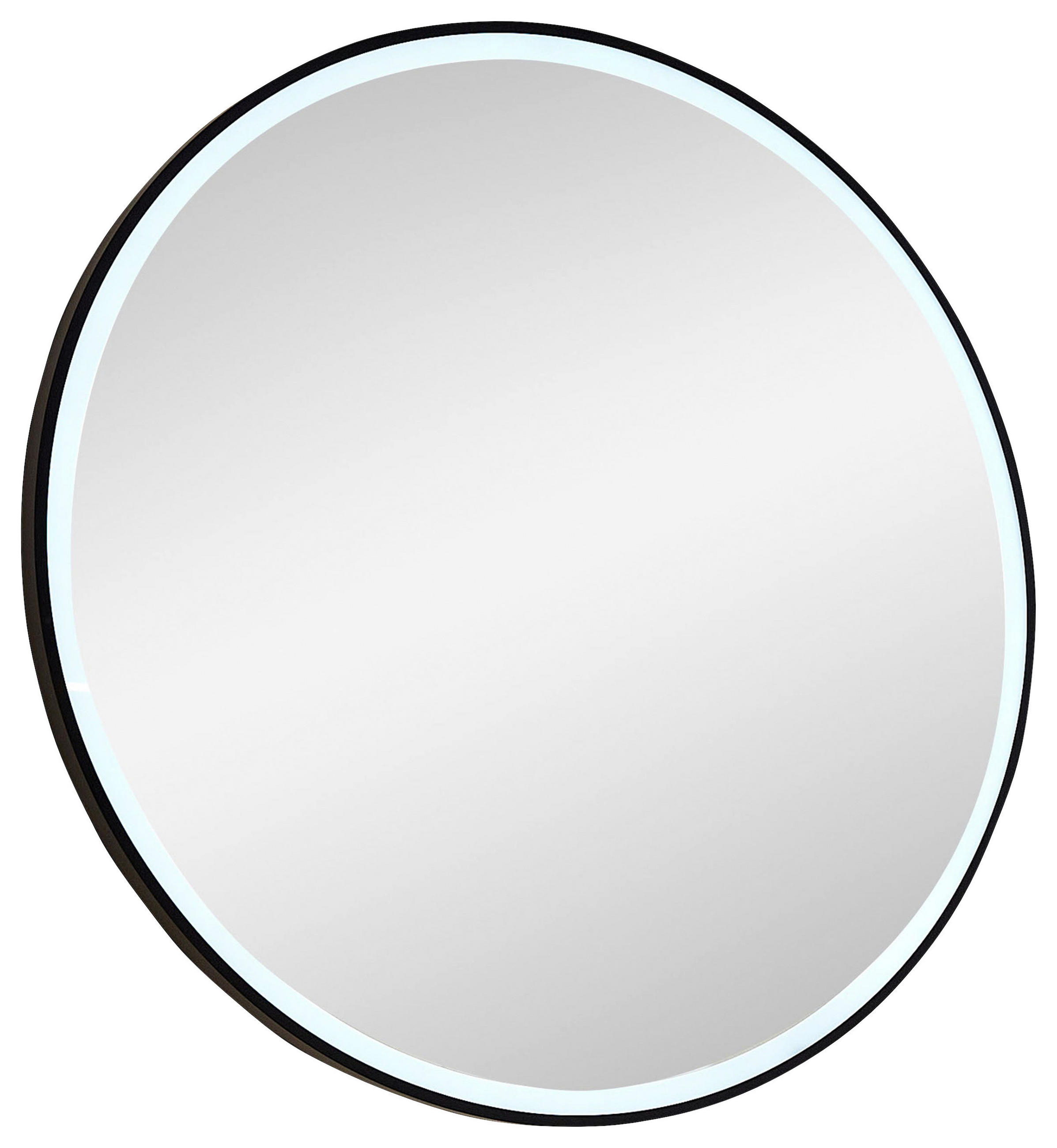 FÜRDŐSZOBATÜKÖR 90/90/3,2 cm  - fekete/átlátszó, Design, műanyag/Üveg (90/90/3,2cm) - Sadena