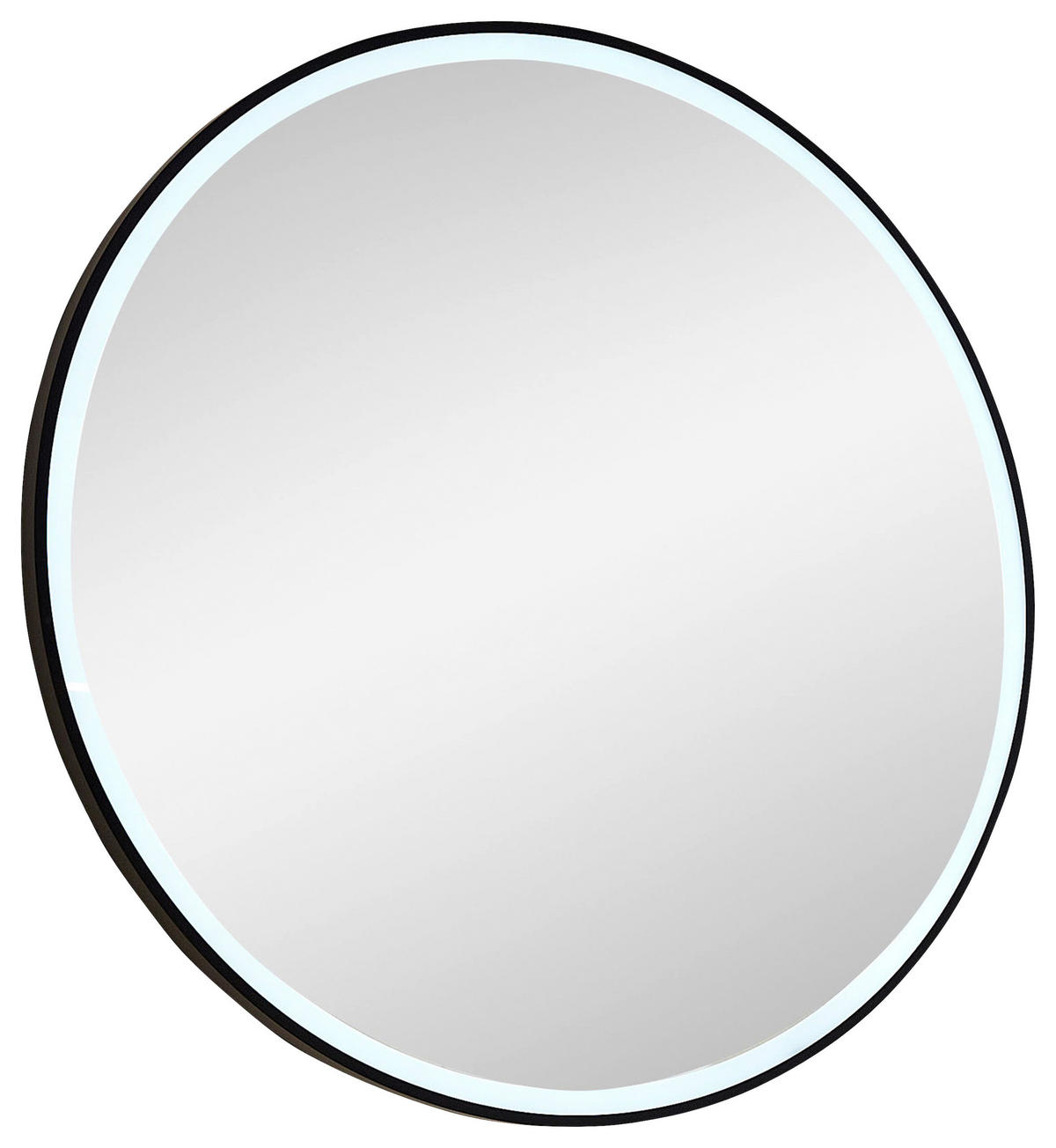 FÜRDŐSZOBATÜKÖR 90/90/3,2 cm  - fekete/átlátszó, Design, műanyag/Üveg (90/90/3,2cm) - Sadena