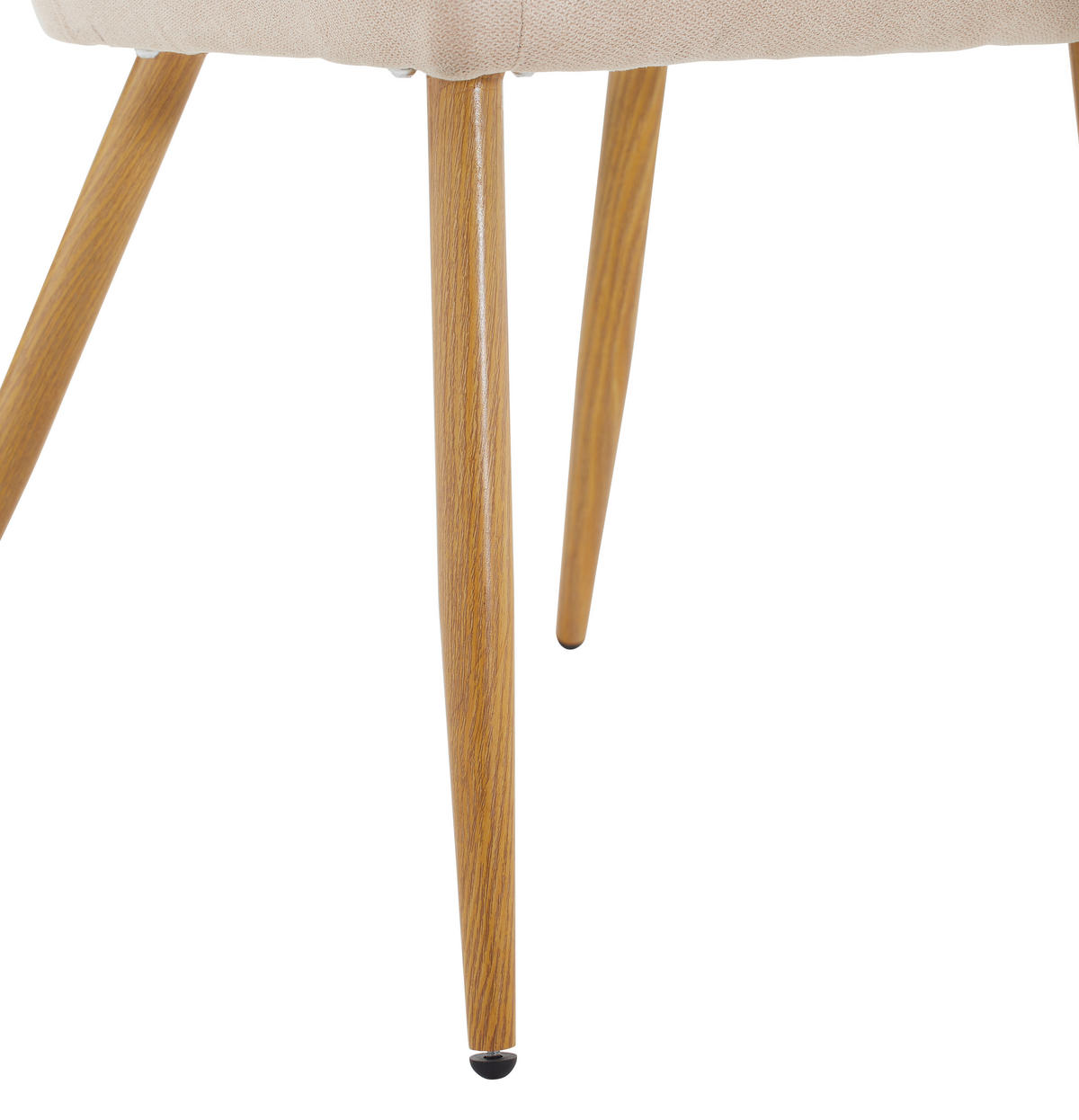 ARMLEHNSTUHL  in Eisen Samt  - Hellbraun/Eichefarben, MODERN, Textil/Metall (57/82/60cm) - MID.YOU