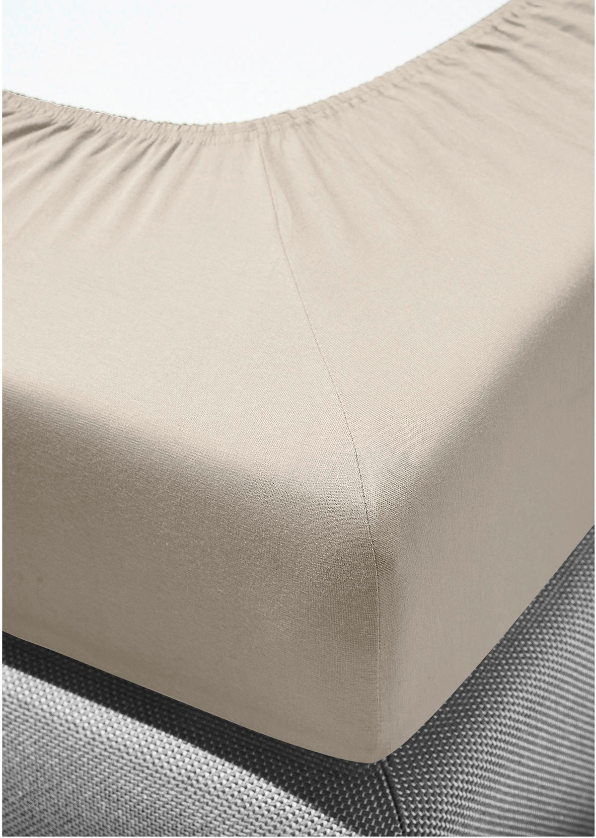 SPANNBETTTUCH Biber  - Naturfarben, KONVENTIONELL, Textil (100/200cm) - Bierbaum