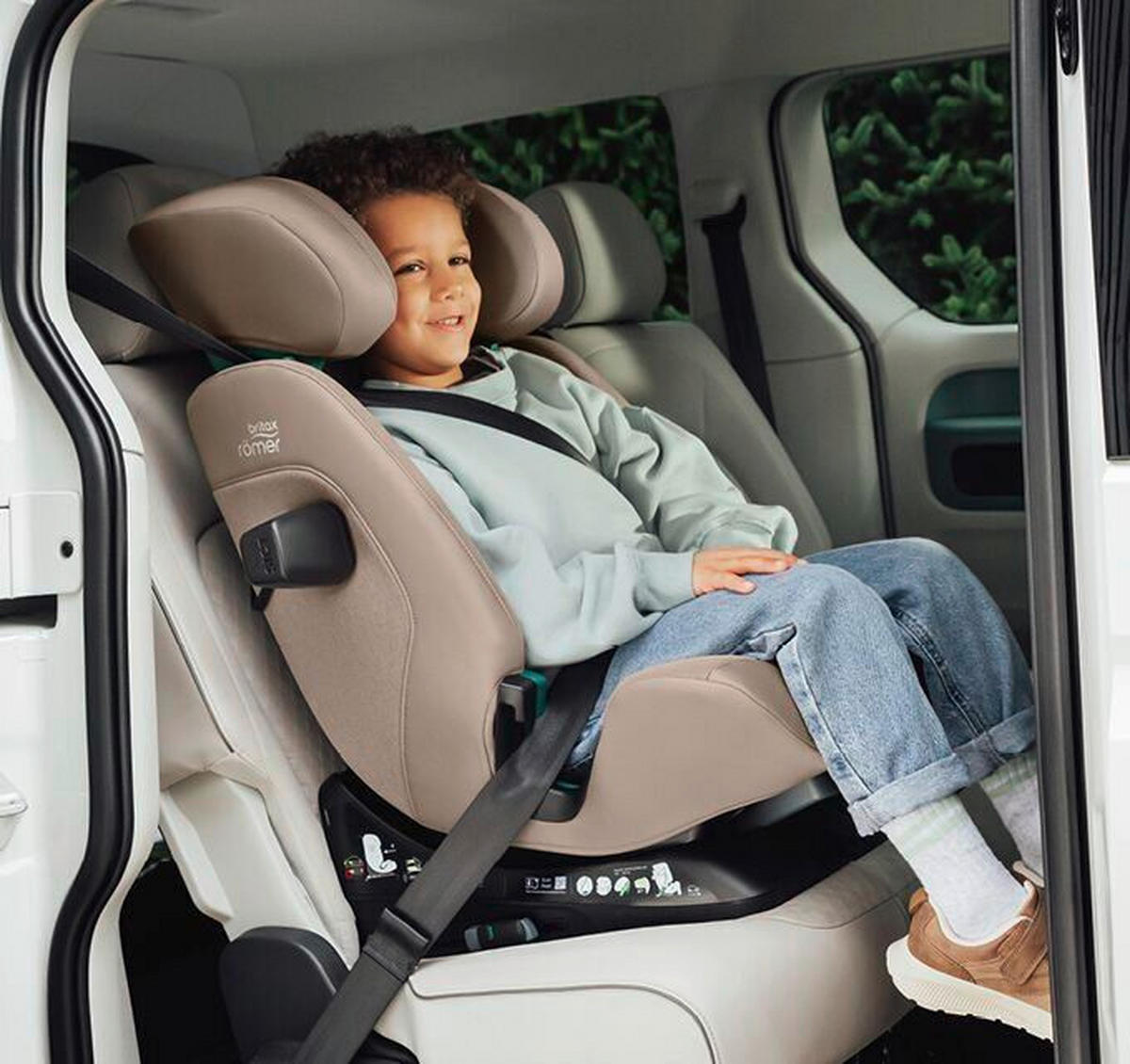 KINDERAUTOSITZ SAFEFIX Dusty Rose   - Altrosa, Basics, Kunststoff/Textil (44/69-83/48cm) - Britax Römer