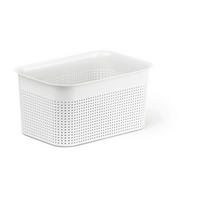 BOX - Weiß, Basics, Kunststoff (26,2/18/21,1cm) - Rotho