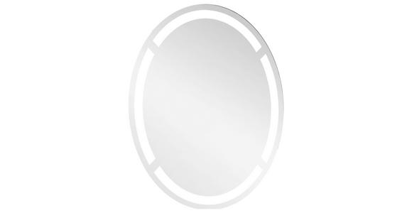 BADEZIMMERSPIEGEL 80/100/3 cm  - Silberfarben, Design, Glas (80/100/3cm) - Novel