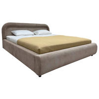 POLSTERBETT Bettkasten, Lattenrost Beige 140/200 cm  - Eichefarben/Beige, MODERN, Holz/Textil (140/200cm) - Livetastic