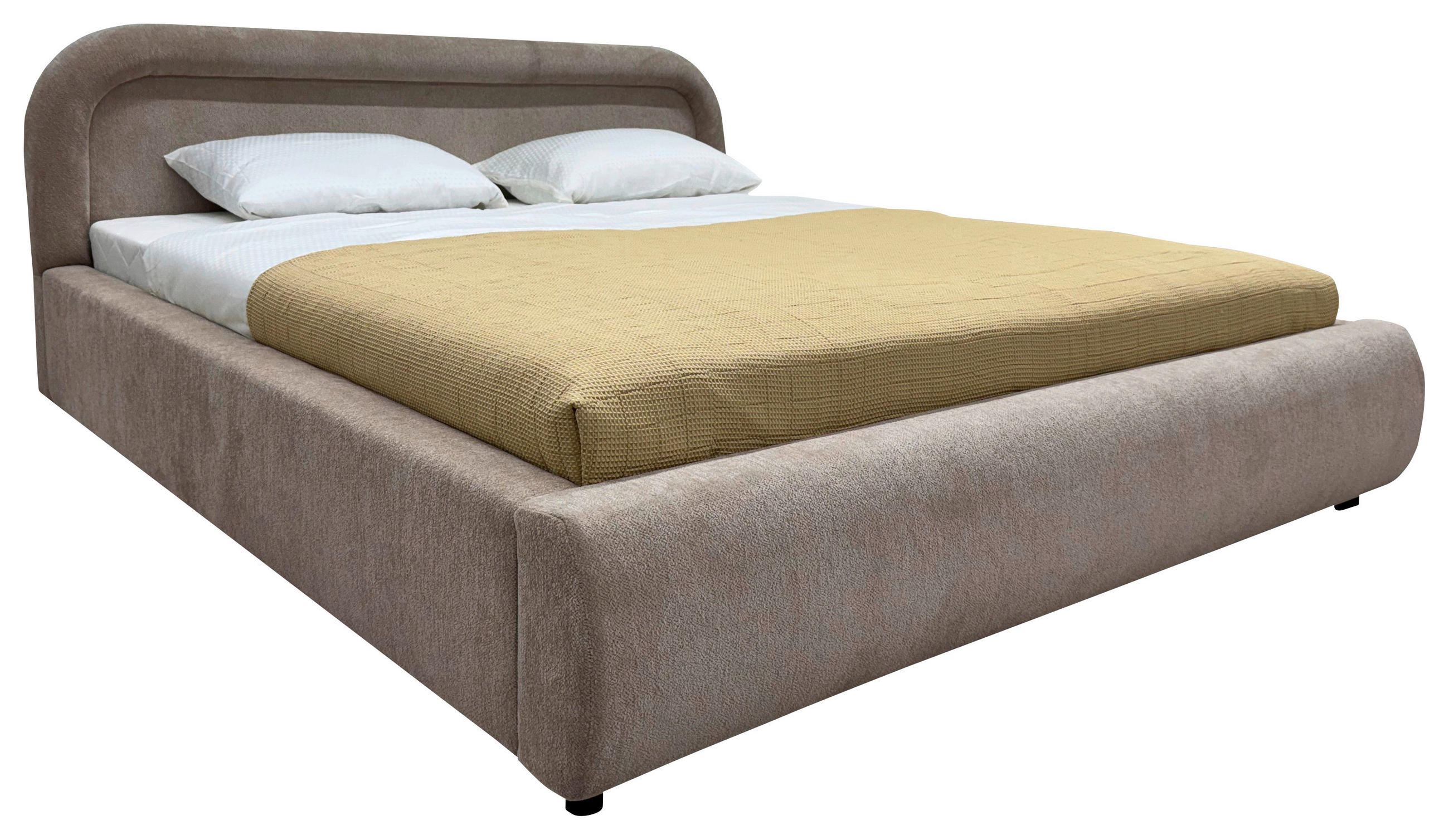 Livetastic ČALOUNĚNÁ POSTEL, 140/200 cm, béžová