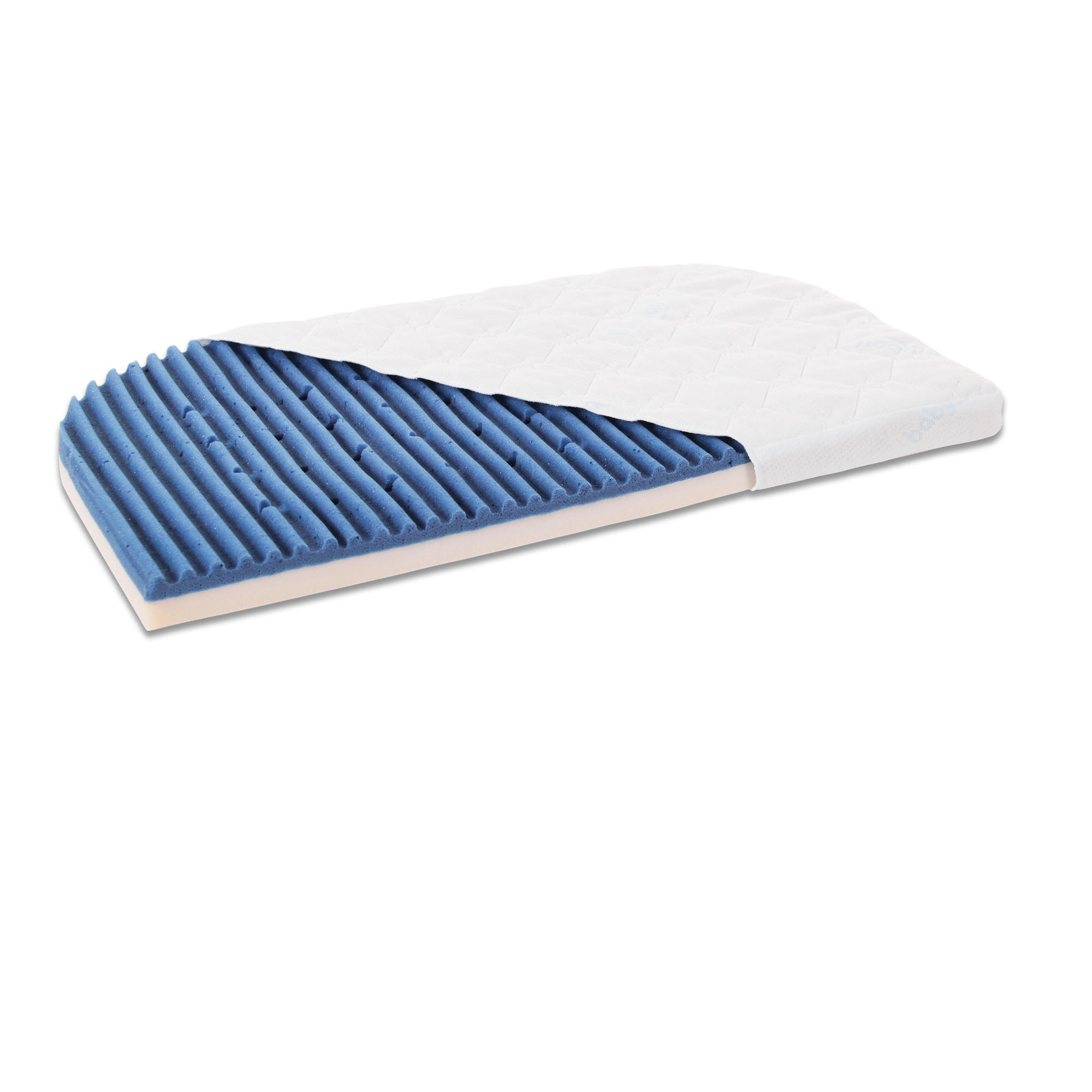 BEISTELLBETTMATRATZE Babybay Maxi, Boxspring  89/49,50 cm    - Weiß, Basics, Textil (89/49,50cm) - Babybay