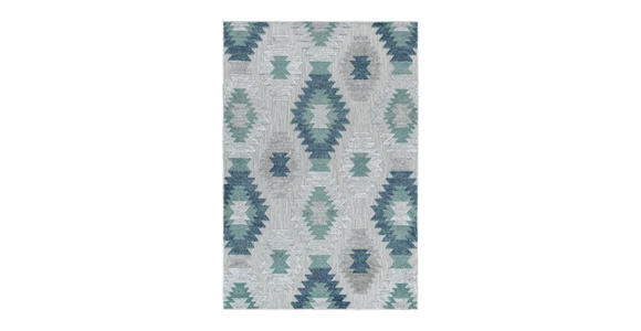 FLACHWEBETEPPICH 240/340 cm Bahama Blau  - Blau, Design, Textil (240/340cm) - Novel