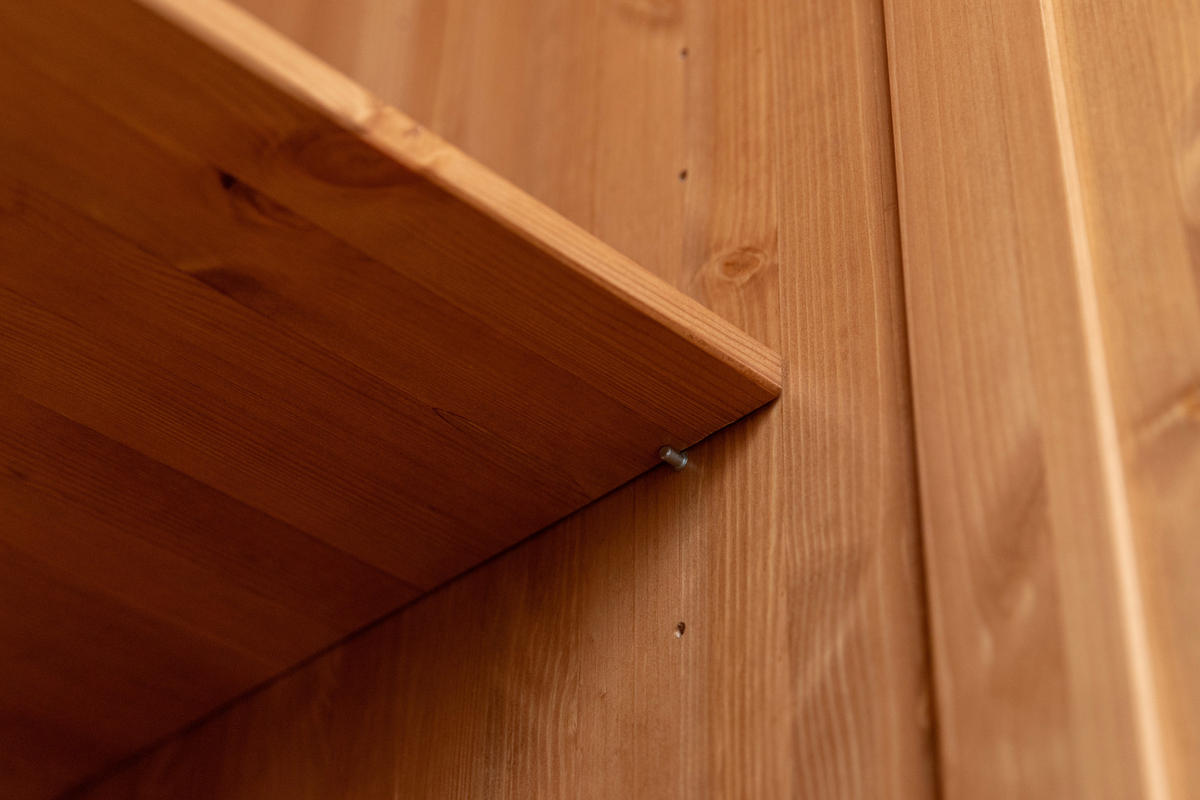 KOMMODE , 142/91/45 cm, 3 Schublade(n)  - Eichefarben/Silberfarben, KONVENTIONELL, Holz/Metall (142/91/45cm) - Linea Natura