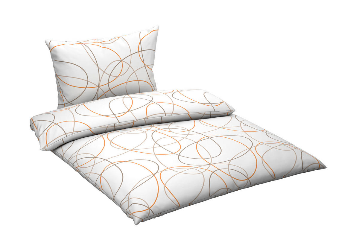 POSTELJINA Mavie 140/200 cm renforcé tkanina braon, bela  - bela/braon, Konvencionalno, tekstil (140/200cm) - Esposa