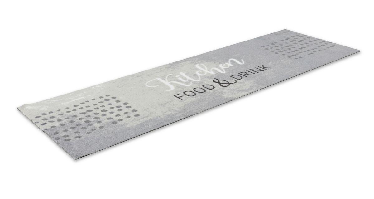 KÜCHENLÄUFER 50/150 cm Miabella Grau  - Grau, Basics, Kunststoff (50/150cm) - Astra