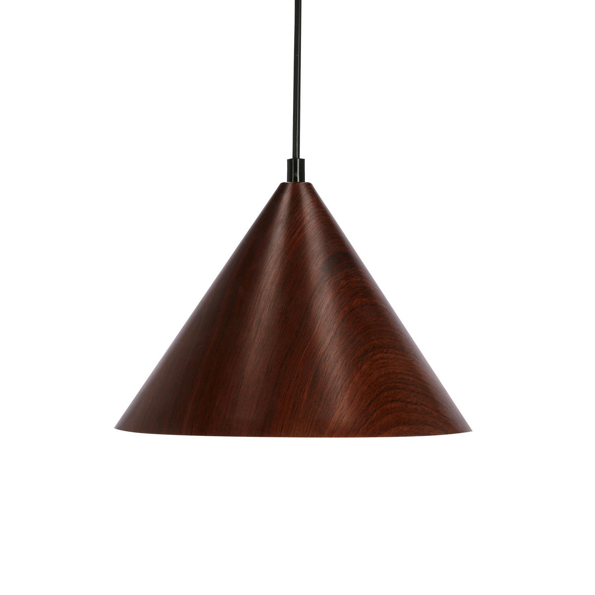 PENDELLAMPA Dunca 25/25/110 cm  - nötfärg/svart, Design, metall (25/25/110cm)
