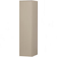 DREHTÜRENSCHRANK 50/200/58 cm,  in Grau, 1-türig  - Schwarz/Grau, Design, Holz/Holzwerkstoff (50/200/58cm) - Livetastic
