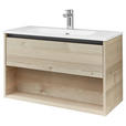 WASCHBECKENUNTERSCHRANK 80/51,3/45,5 cm - Pinienfarben, KONVENTIONELL, Holzwerkstoff (80/51,3/45,5cm) - Xora