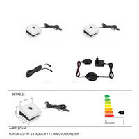LED-KLEMMLEUCHTE - Silberfarben, KONVENTIONELL, Kunststoff - Livetastic