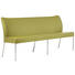 SITZBANK Echtleder Edelstahlfarben, Grün - Edelstahlfarben/Grün, Design, Leder/Metall (240cm) - Bert Plantagie SITZBANK Echtleder Edelstahlfarben, Grün - Edelstahlfarben/Grün, Design, Leder/Metall (240cm) - Bert Plantagie