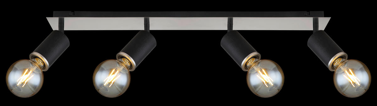 REFLEKTOR     80/10/18 cm          - črna, Basics, kovina/les (80/10/18cm) - Globo