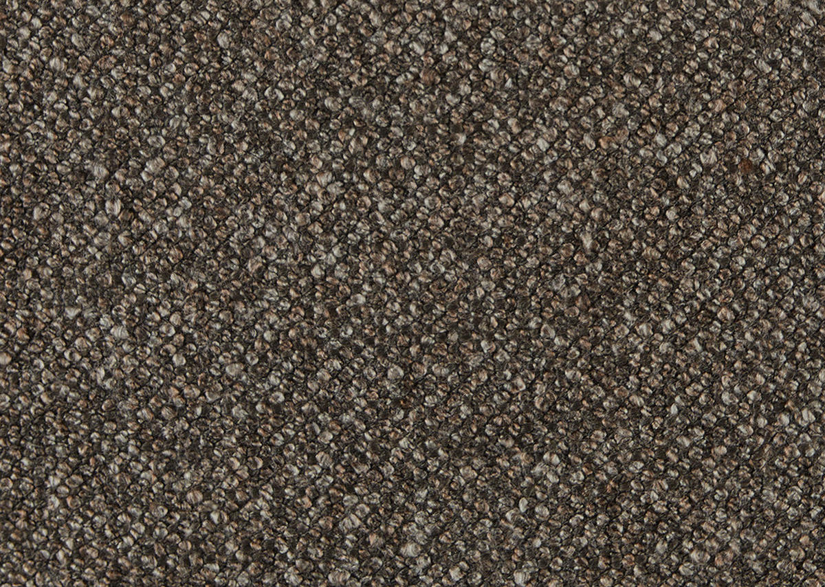 ECKSOFA in Bouclé Taupe  - Taupe/Schwarz, Design, Textil/Metall (330/186cm) - Johann Jakob
