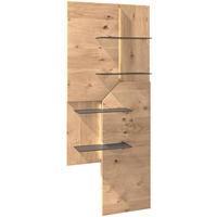 WANDPANEEL Wildeiche  79,6/192/22,8 cm  - Wildeiche, Design, Glas/Holz (79,6/192/22,8cm) - Voglauer