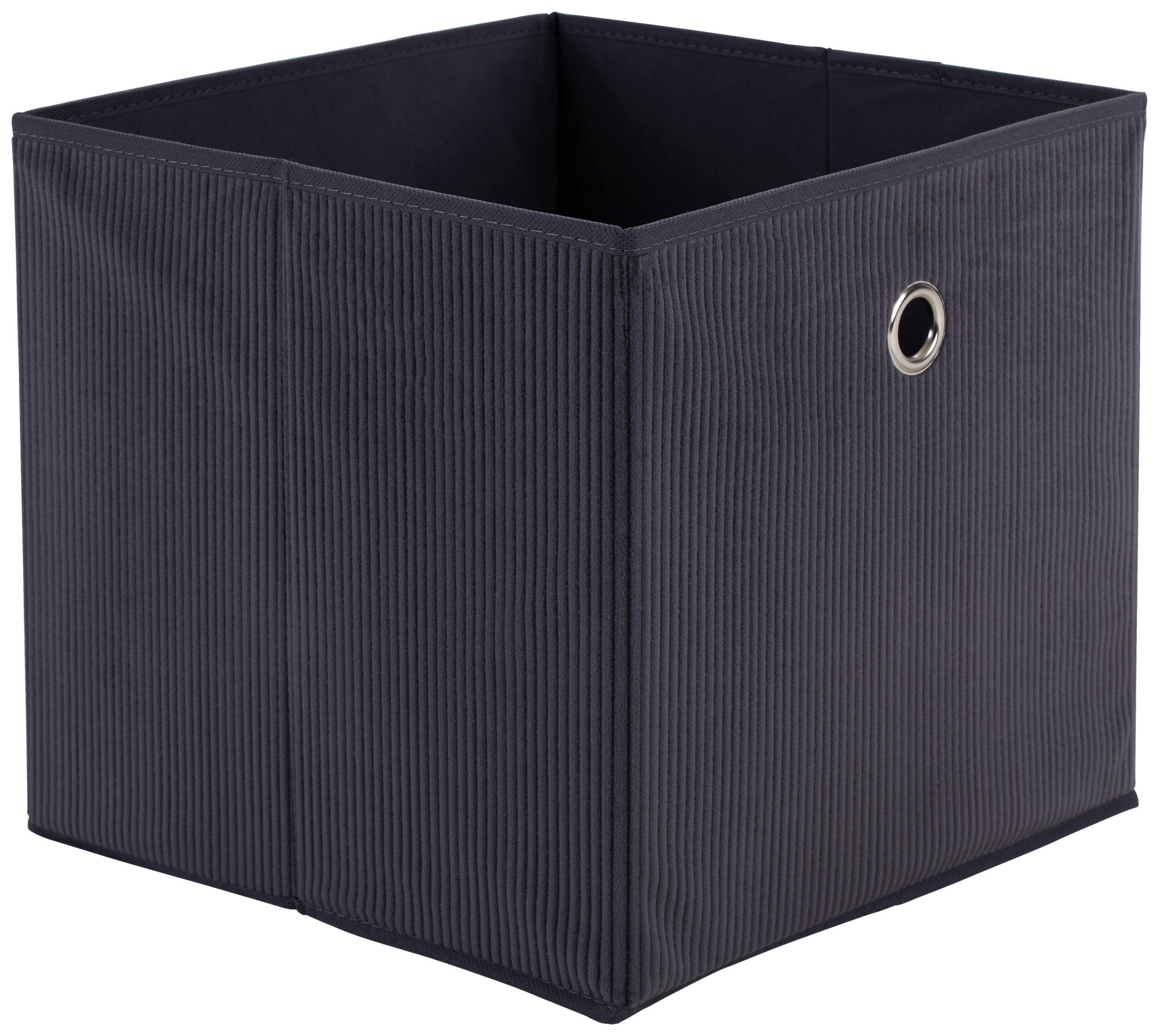 Faltbox Cubi New Kord Grau 30x30x30 Cm Mit Griffloch