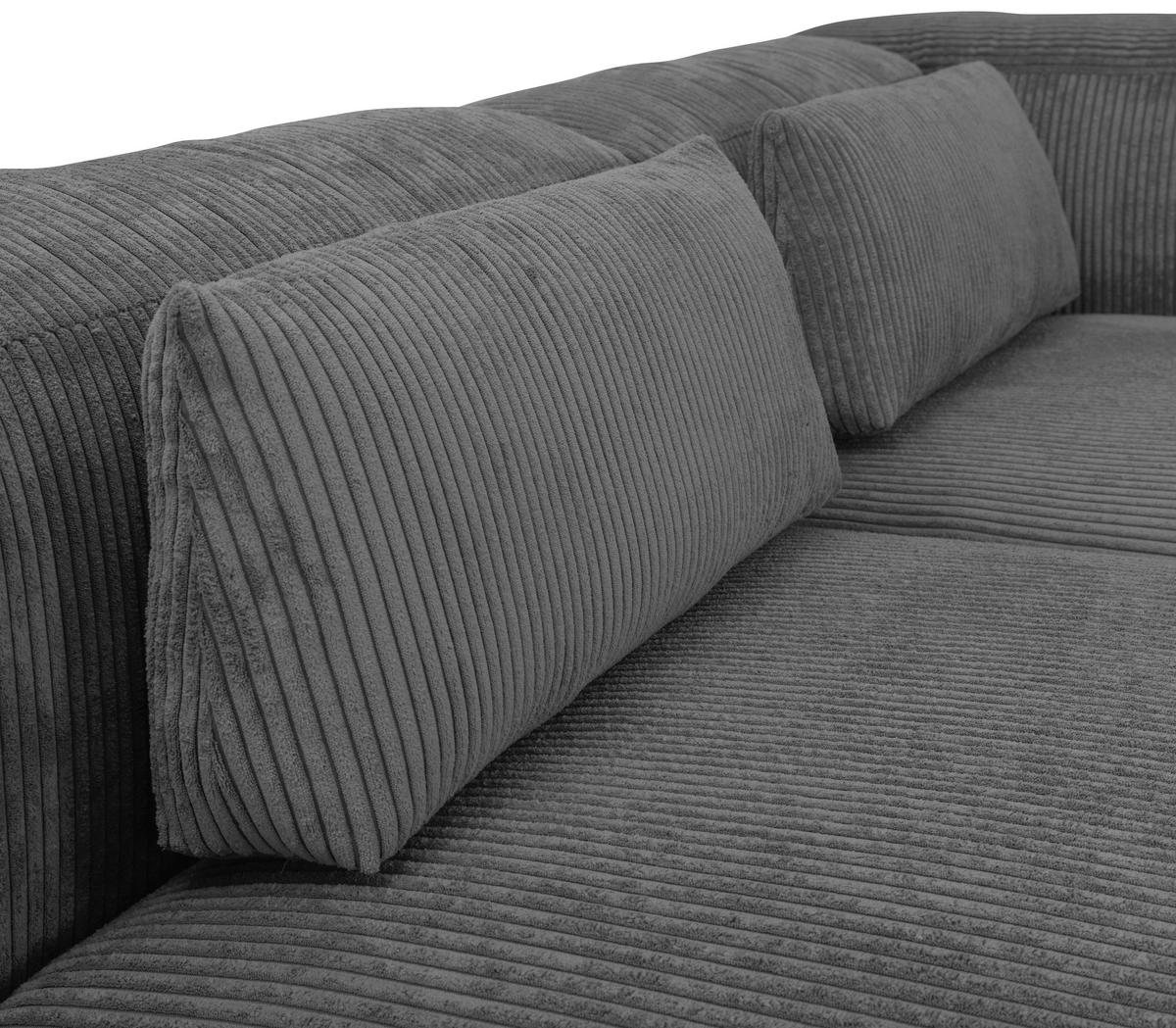 RÜCKENKISSEN  - Grau, Design, Textil (60/25/12cm) - Max Winzer