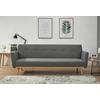 SCHLAFSOFA in Struktur Grau  - Naturfarben/Grau, MODERN, Holz/Textil (212/79/85cm) - Livetastic