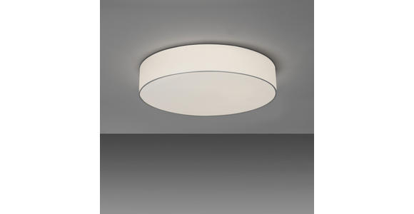 LED-DECKENLEUCHTE 50/10 cm    - Weiß, Trend, Kunststoff/Textil (50/10cm) - Novel