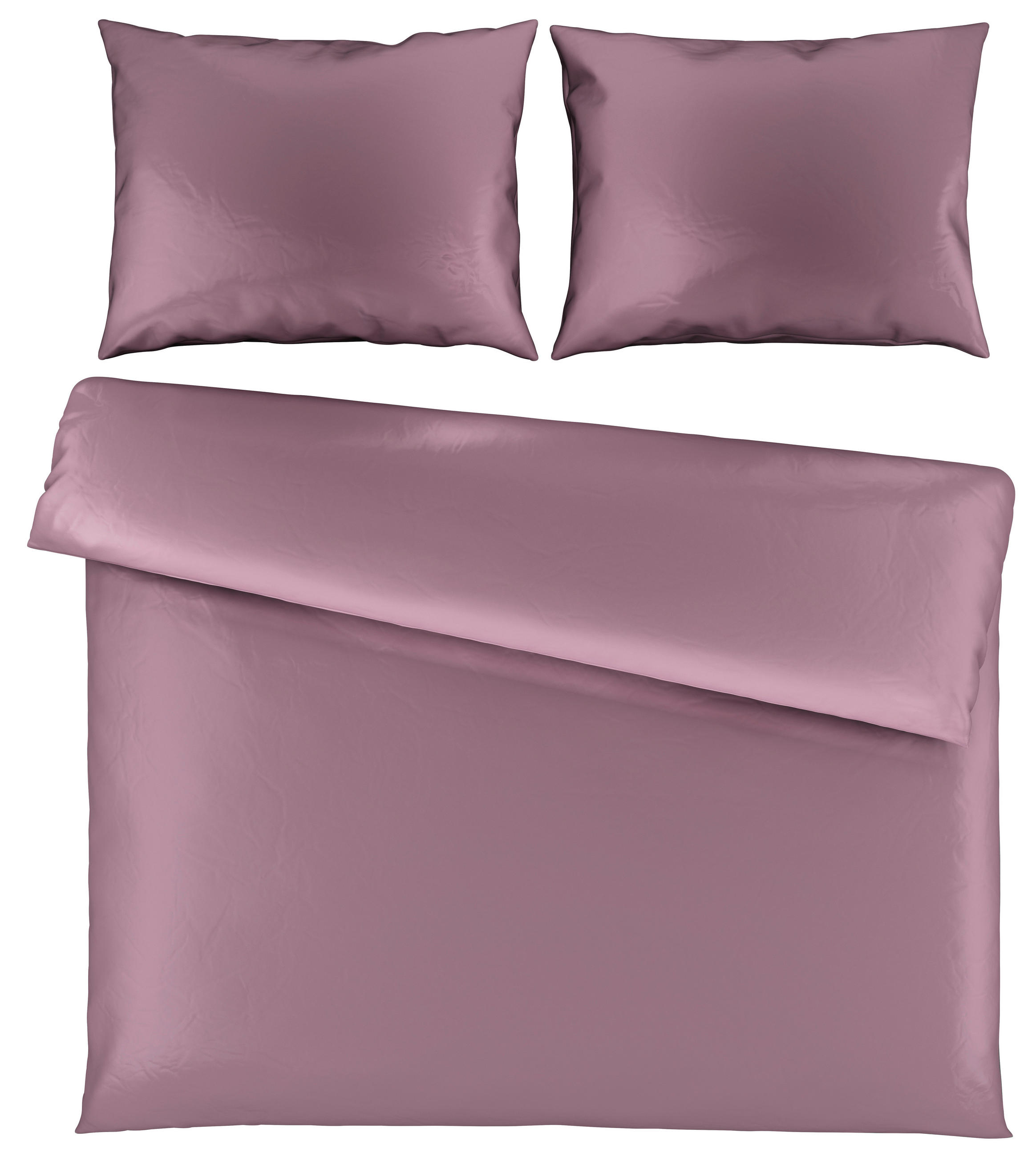 POVLEČENÍ, satén, světle fialová, 200/200 cm - světle fialová, Basics, textil (200/200cm) - Novel