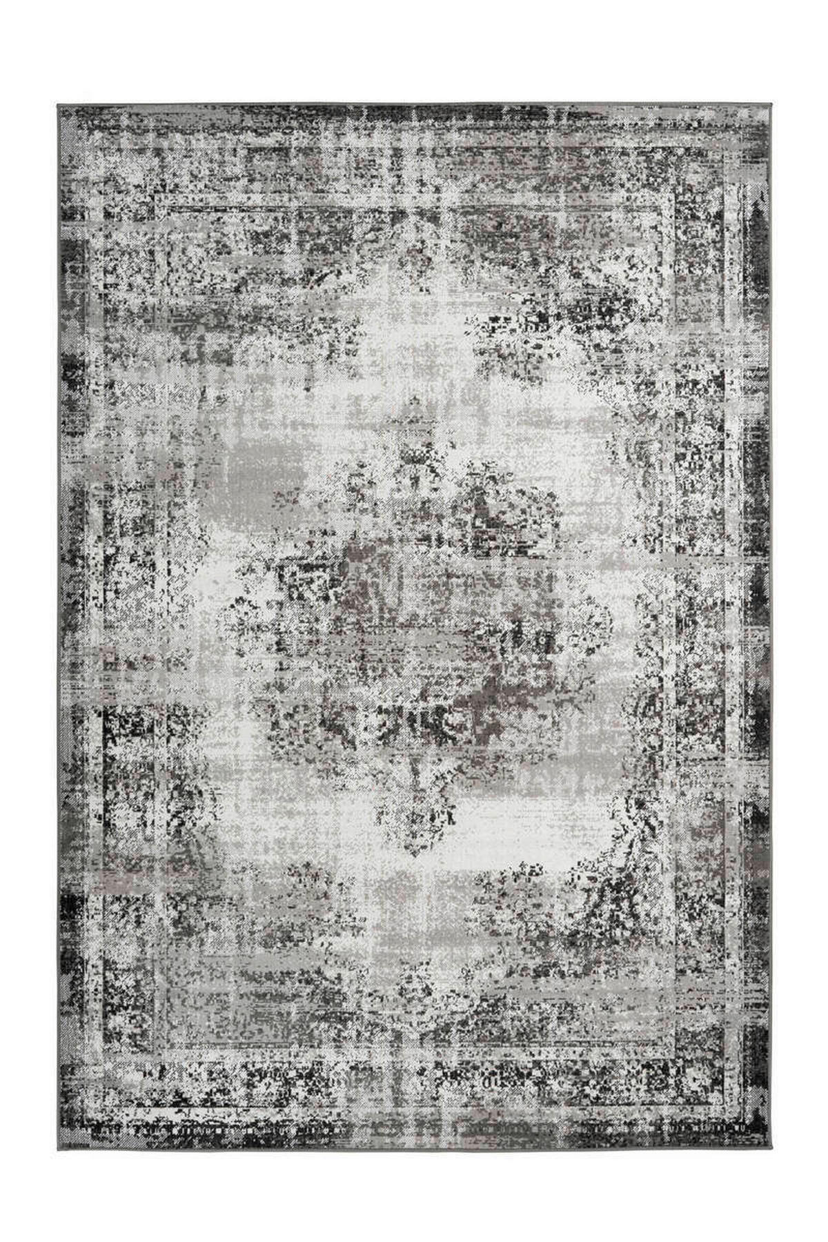 VINTAGE-TEPPICH 80/150 cm Ariya Anthrazit  - Anthrazit, Design, Textil (80/150cm) - Kayoom