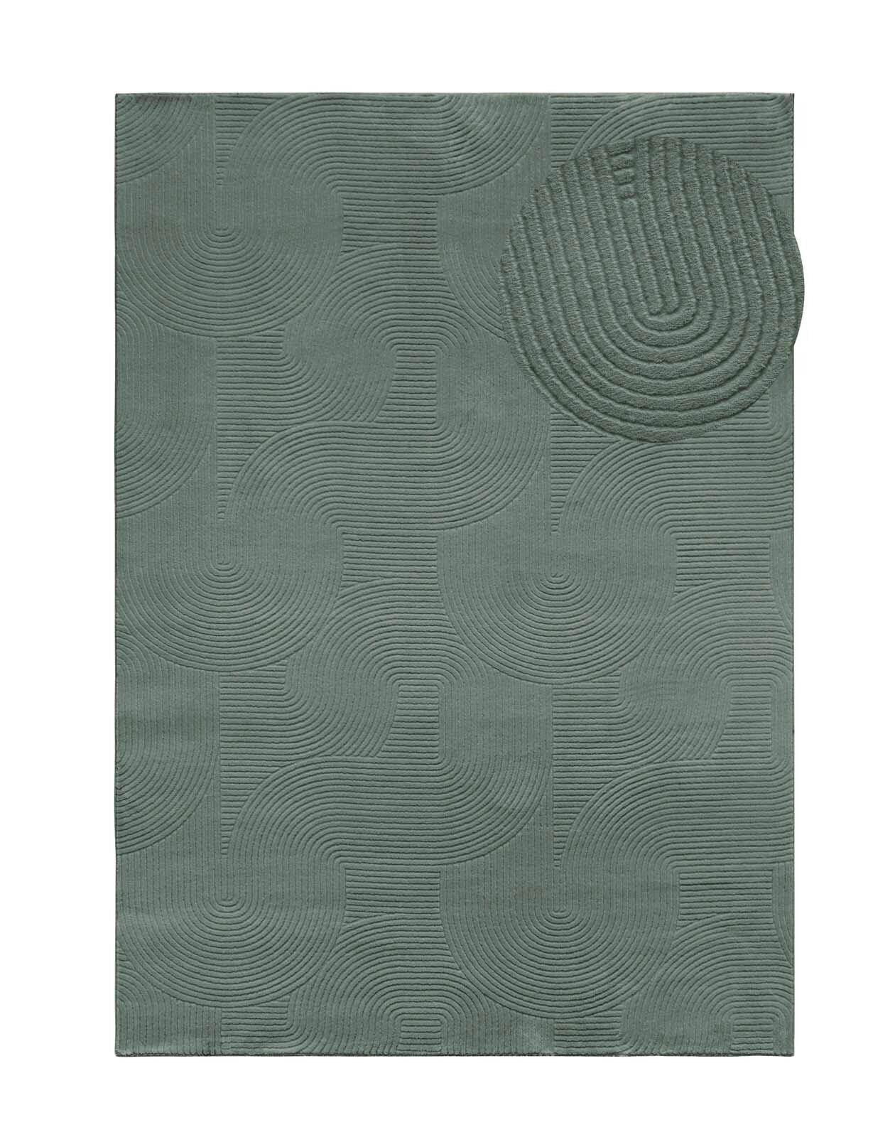 WEBTEPPICH  Wohnzimmer 120/170 cm Homestyle Hellgrün rechteckig  - Hellgrün, Design, Textil (120/170cm) - Novel