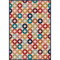 TKANÝ KOBEREC, 160/230 cm, vícebarevná - vícebarevná, Basics, textil/plast (160/230cm)