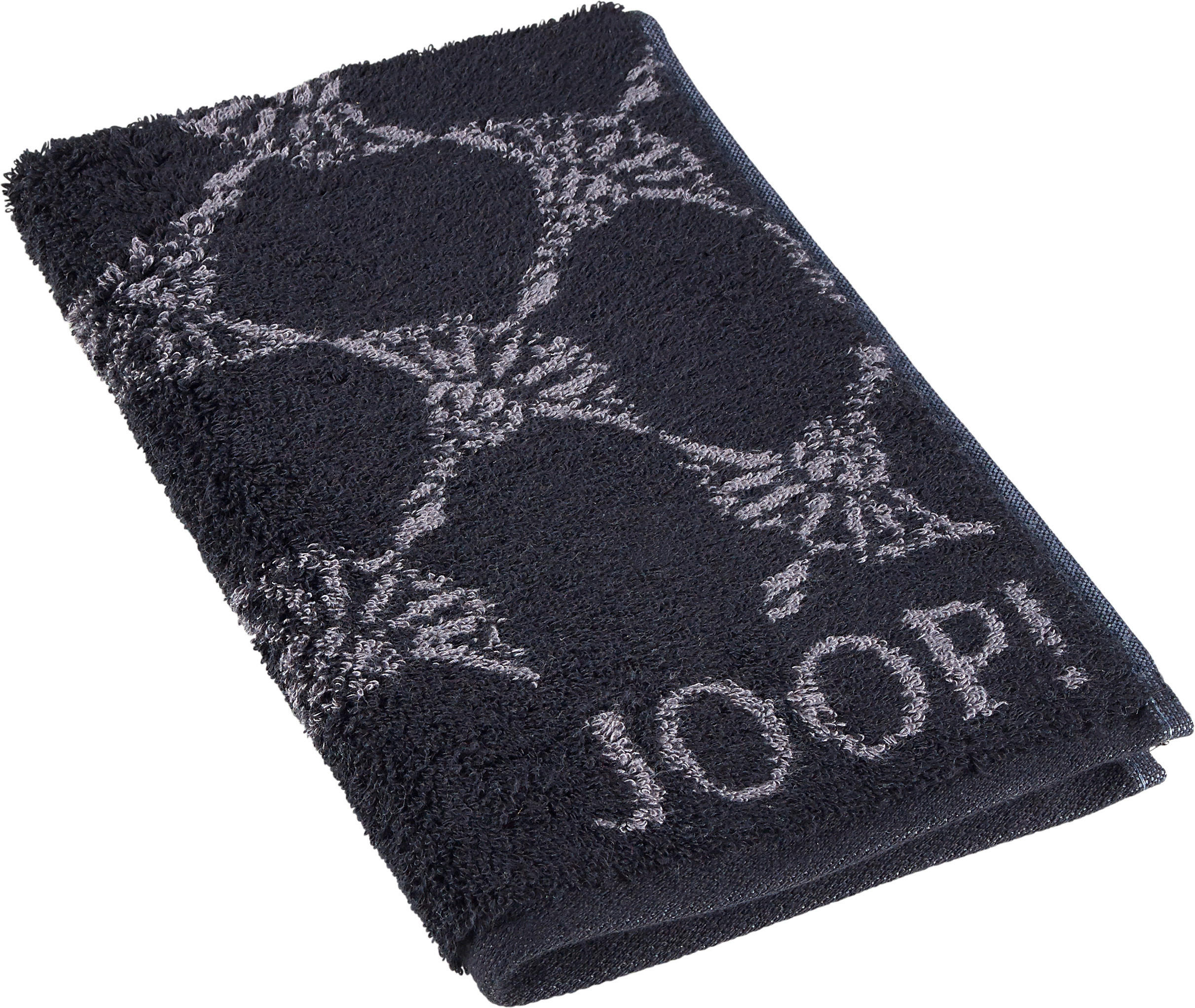 SEIFTUCH Cornflower Schwarz 30/30 cm  - Schwarz, Basics, Textil (30/30cm) - Joop!