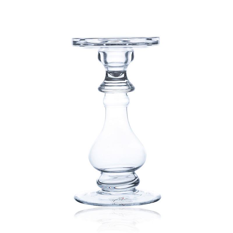 KERZENHALTER - Klar, Basics, Glas (11,5/21cm)