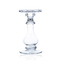 KERZENHALTER - Klar, Basics, Glas (11,5/21cm)