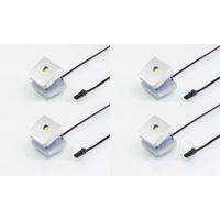 GLASBODENBELEUCHTUNG - Design, Kunststoff (3/3/3cm) - Livetastic