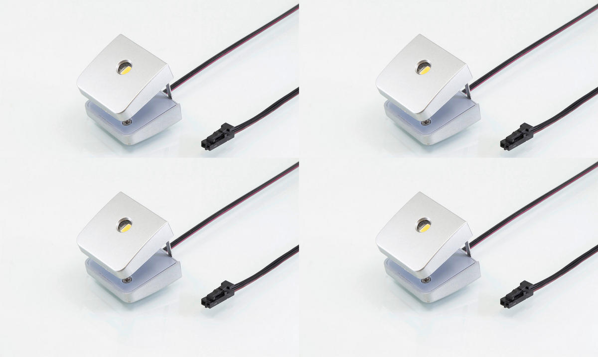 GLASBODENBELEUCHTUNG - Design, Kunststoff (3/3/3cm) - Livetastic