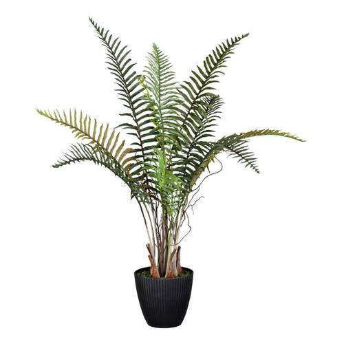 KUNSTPFLANZE Farn 53 cm  - Schwarz/Grün, Design, Kunststoff (53cm) - P & B