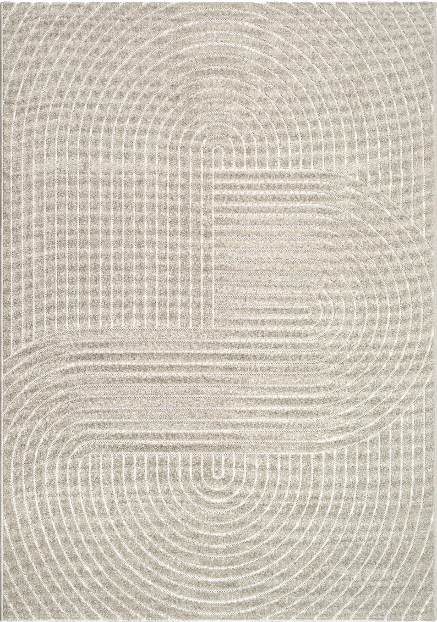 OUTDOORTEPPICH  für Terrasse und Balkon 80/150 cm Tenerife Plus Beige  - Beige, KONVENTIONELL, Textil (80/150cm)