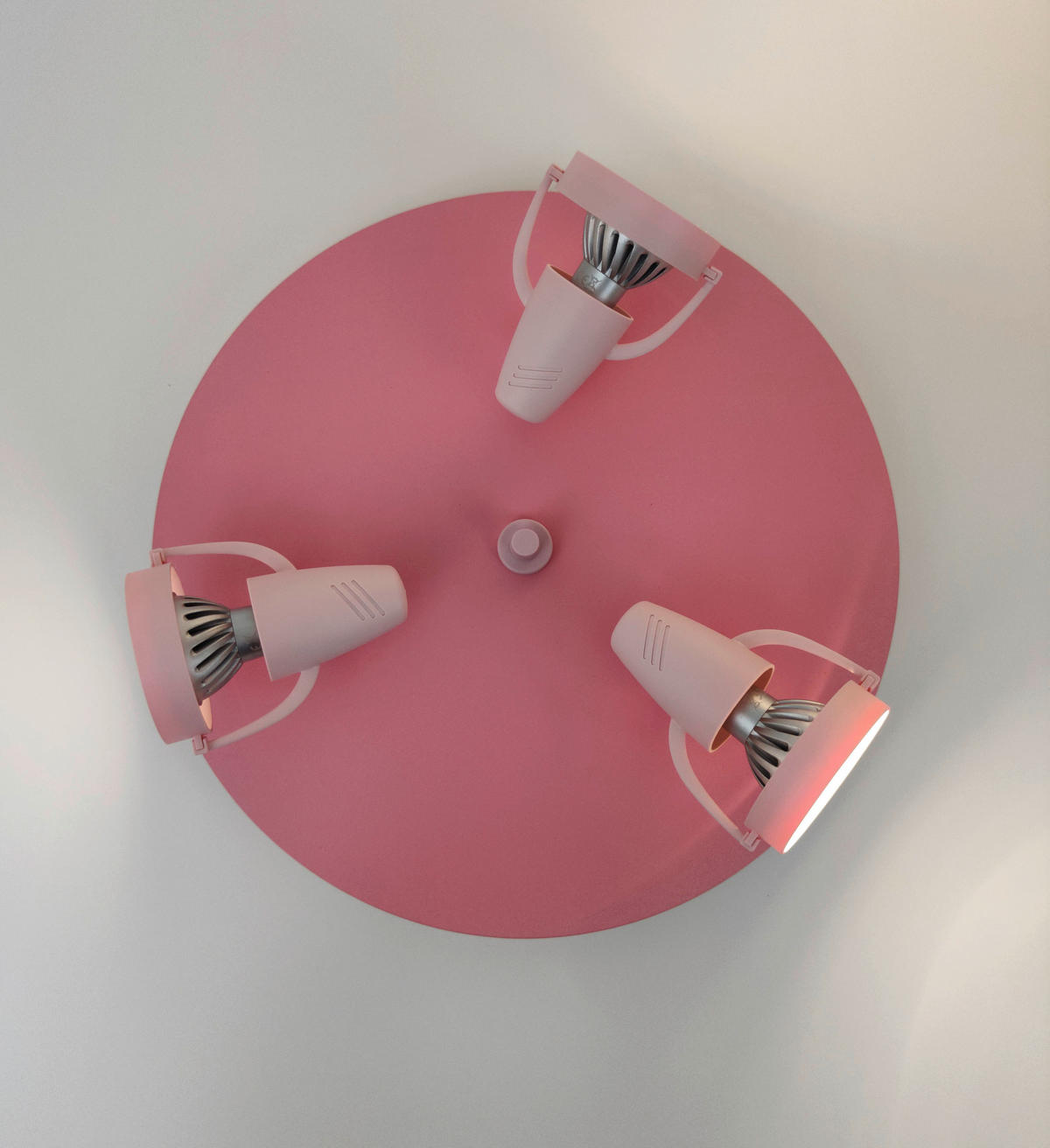 DECKENLEUCHTE 35/35/15 cm   - Rosa, Basics, Holzwerkstoff/Kunststoff (35/35/15cm)