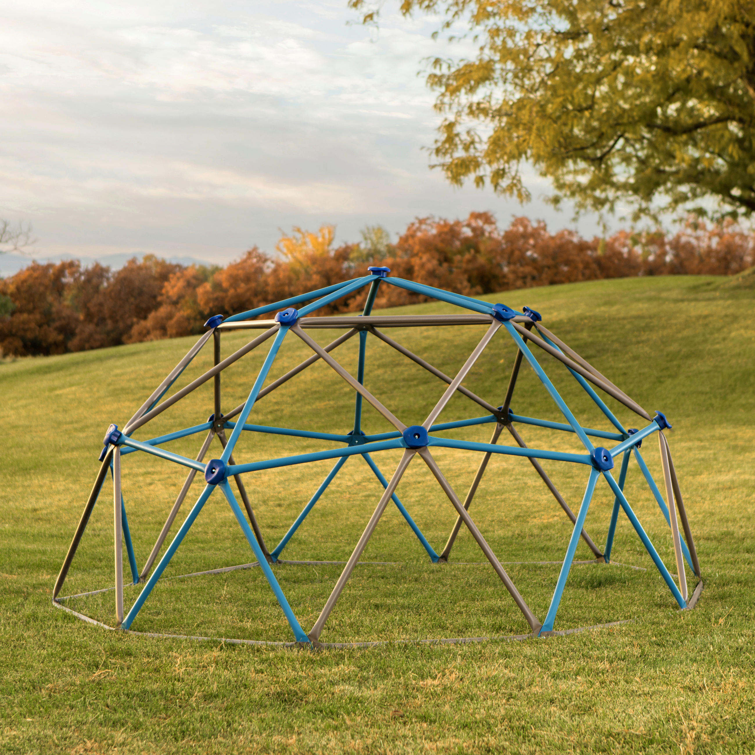 Thumbnail - Ambia Garden Klettergerüst Geodome, Blau, Braun, Metall, 137 cm, Spielzeug, Kinderspielzeug, Sonstiges Spielzeug